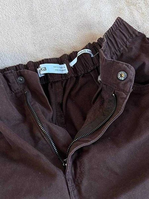 Штани джинси парашути BERSHKA