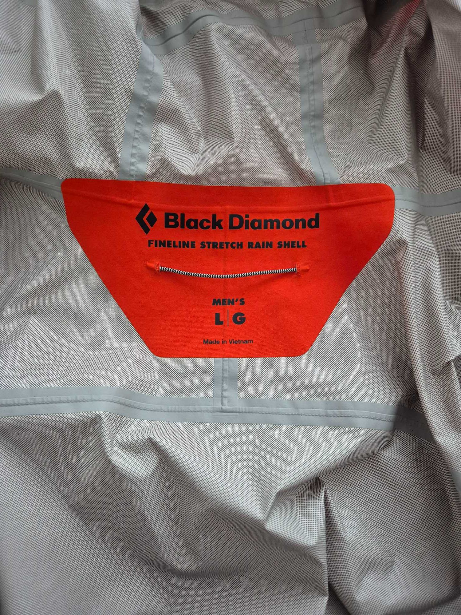 Kurtka męska membranowa Black Diamond Fineline Stretch Rain rozm L