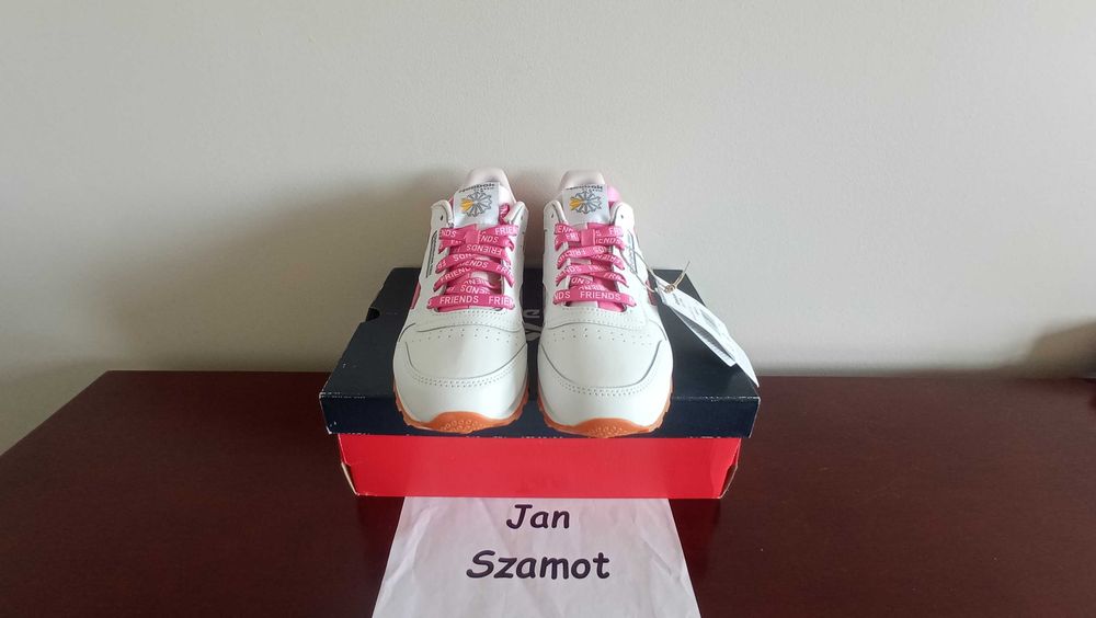 38 Buty Reebok Classic Pink / White