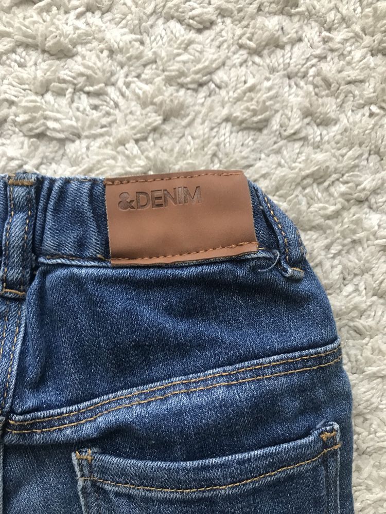 H&M kids jeans, rozmiar 80, 9-12 miesiecy, slim
