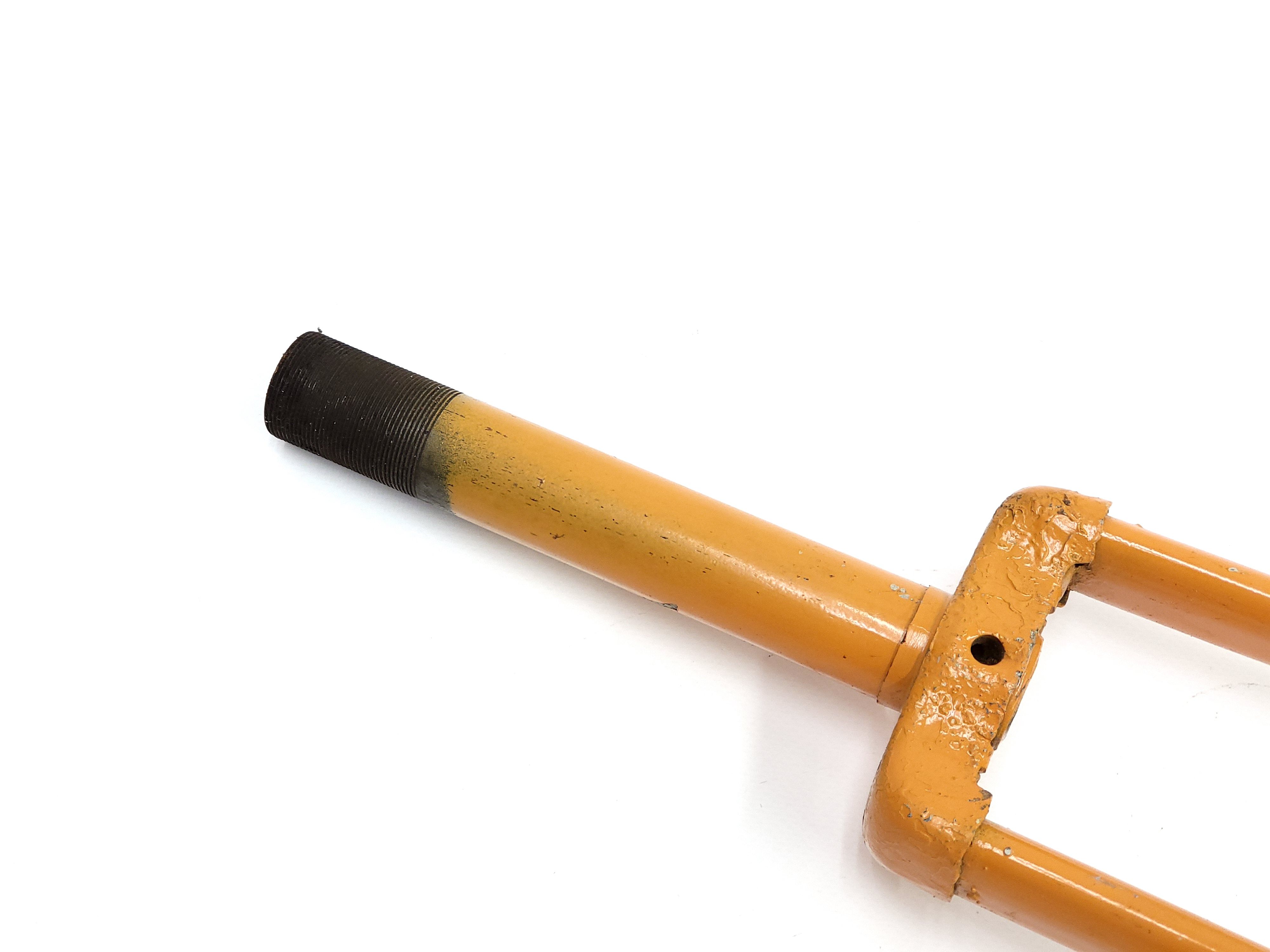 NOWY Widelec 26" Romet Tyler Universal Narcyz Malwa widełki żółte PRL