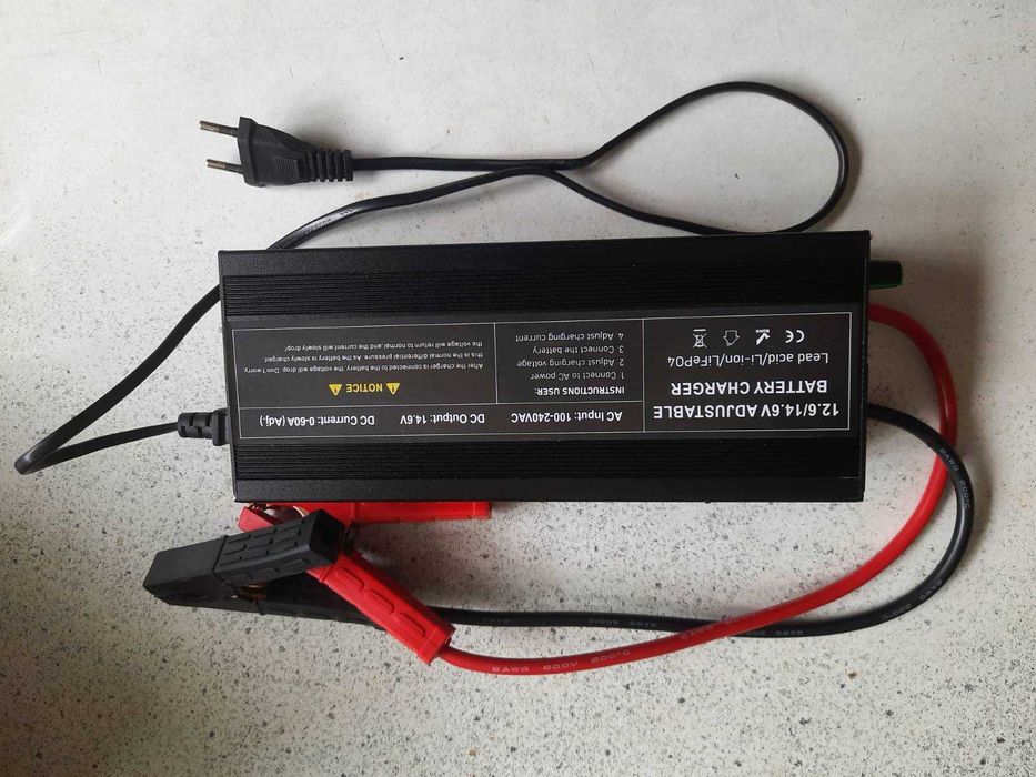 Зарядка з регулюванням для LiFePO4 акумуляторів 0-60А