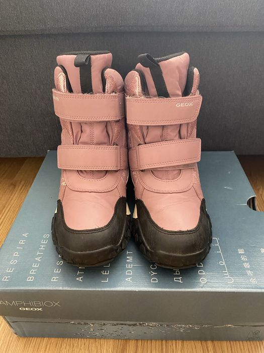 Дитячі зимові черевики, чоботи Geox J Trekkyup Girl B Ab
