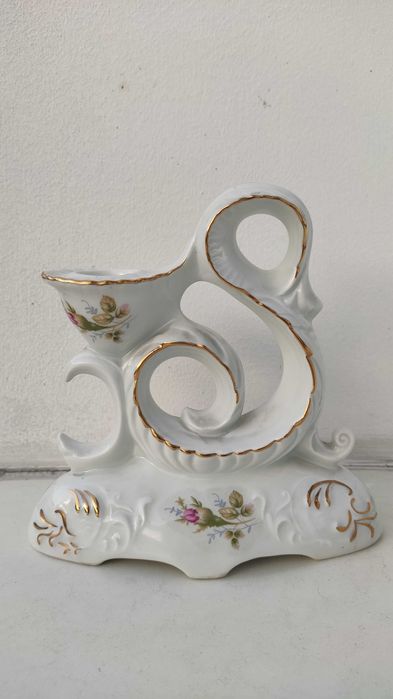 Świecznik porcelanowy - unikat