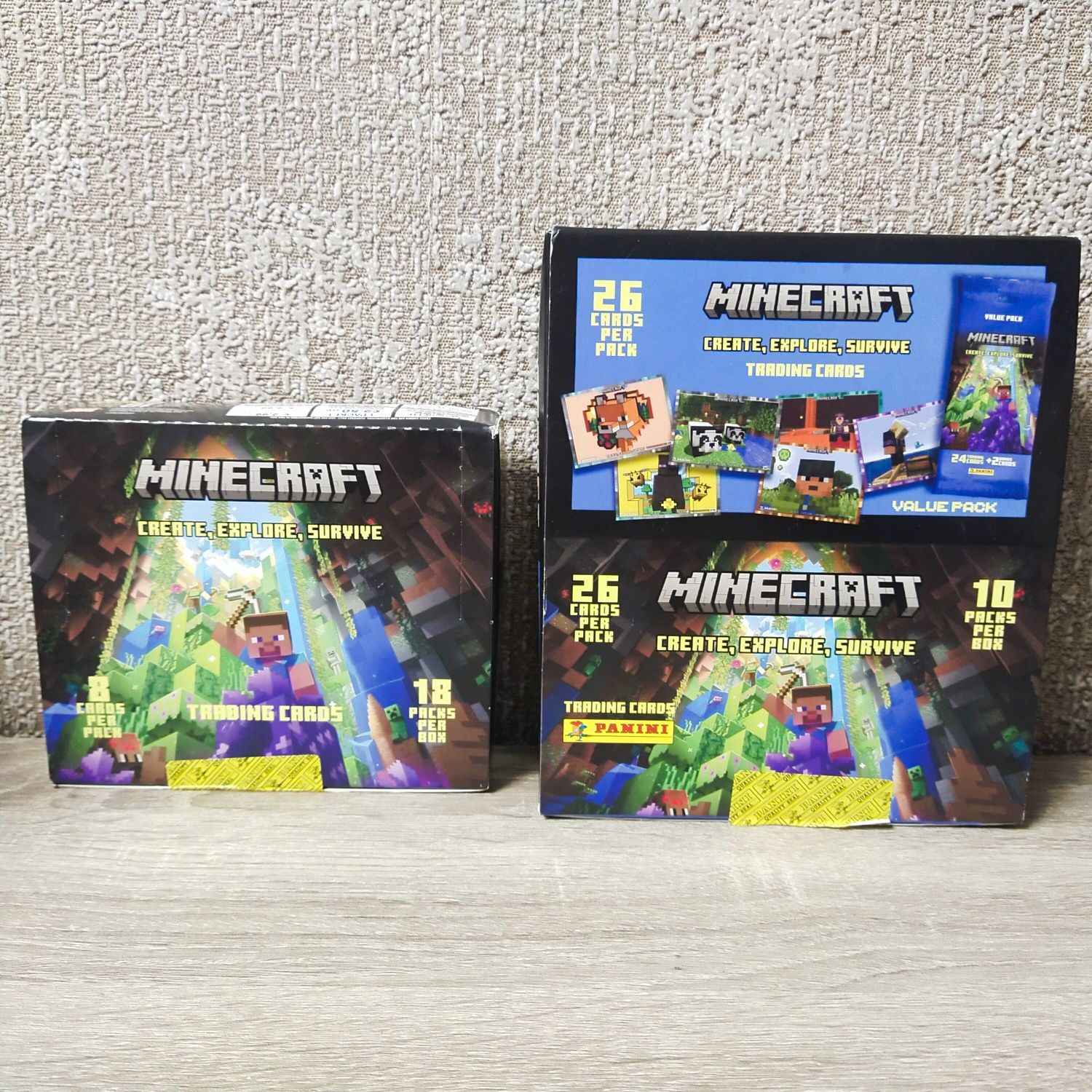 Minecraft Panini карточки майнкрафт для альбому