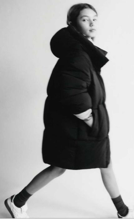 Куртка пуховик Zara оригінал 120 нова колекція пух-перо унісекс