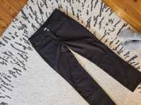 Czarne spodnie 40 L jeansy z lycrą spodnie bawełniane