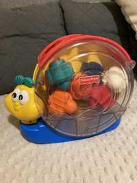 Sorter ślimak Fisher Price klocki