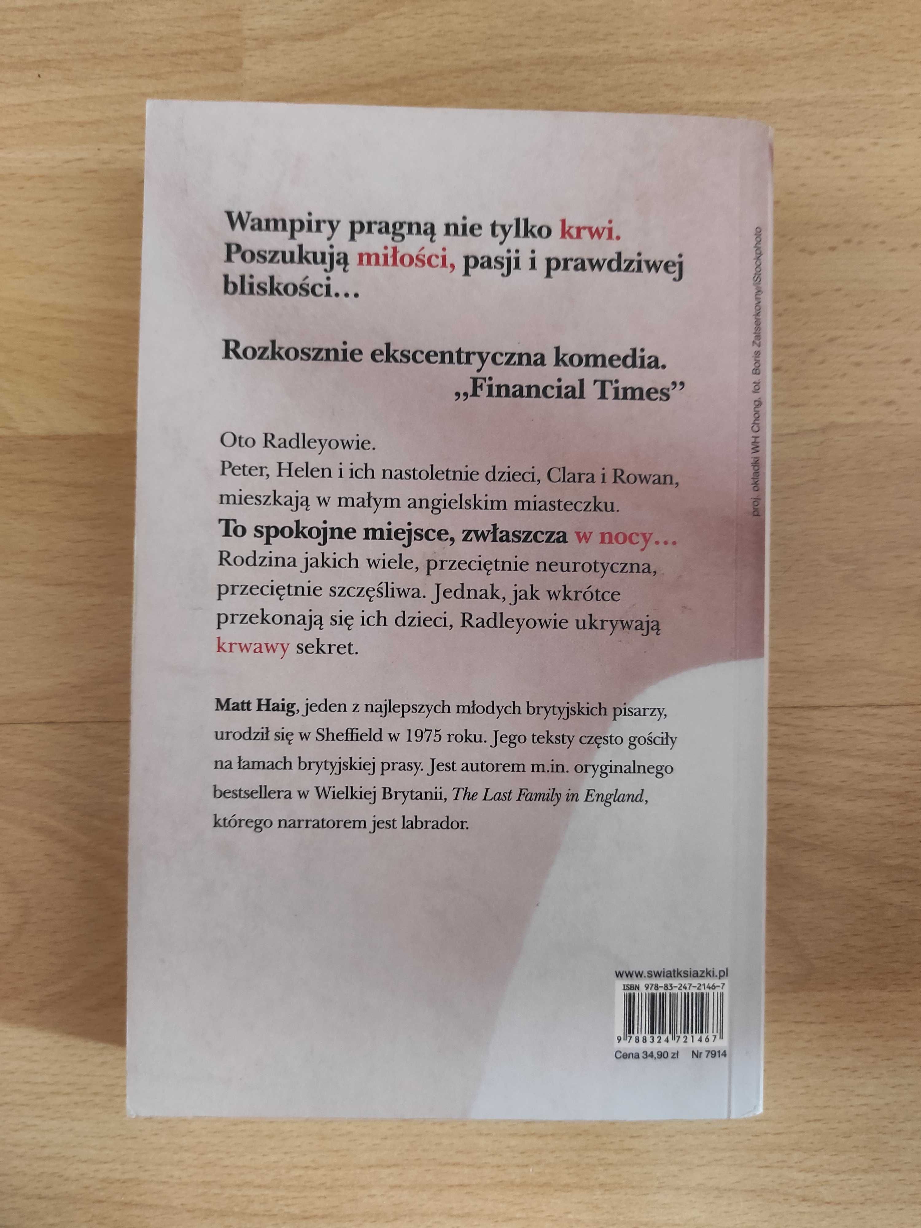 Radleyowie matt Haig książka fantasy wampiry