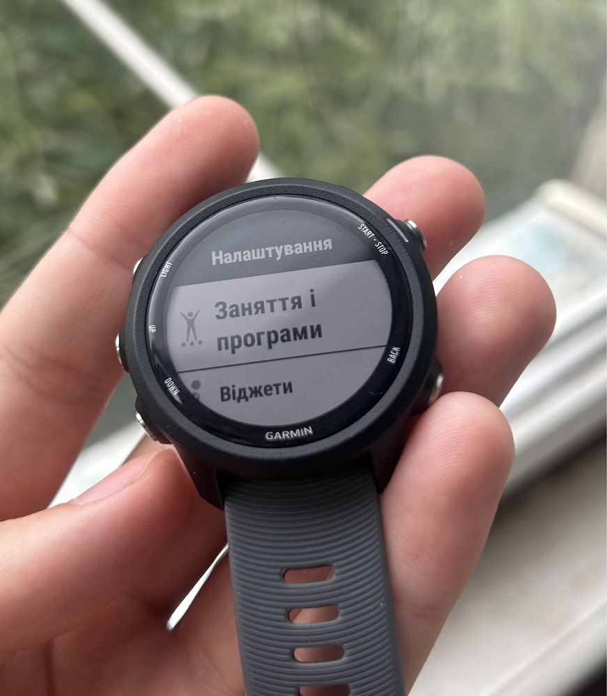 Українська мова для Garmin Forerunner 245