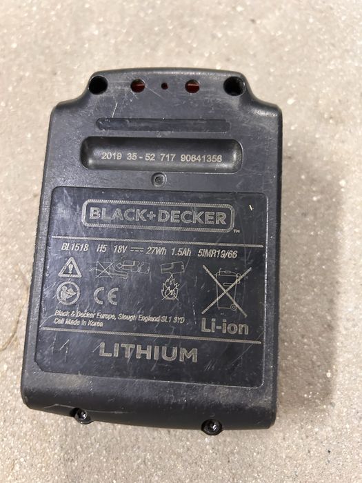 Bateria black decker 1,5ah 18v