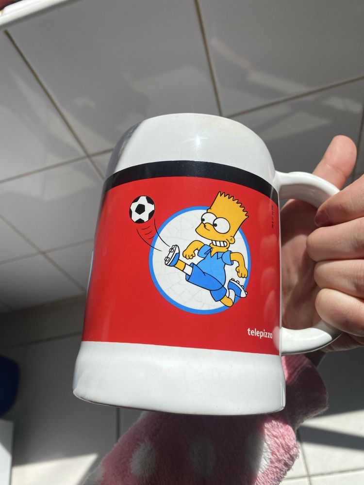 caneca dos simpsons