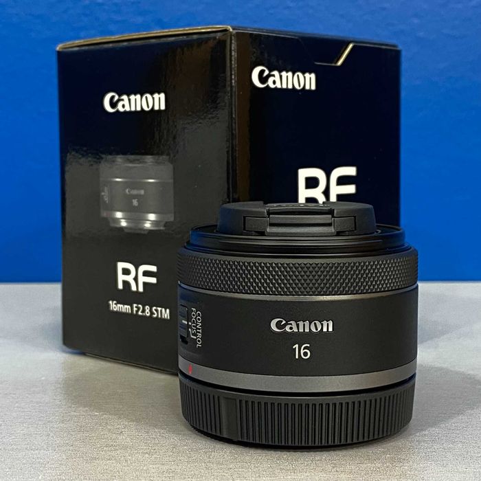 Canon RF 16mm f/2.8 STM (NOVA - 3 ANOS DE GARANTIA)