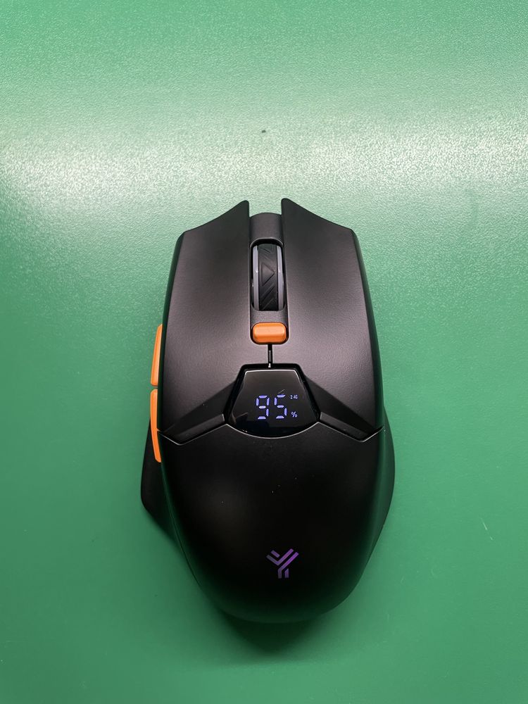 Игровая оптическая беспроводная мышка с тихим кликом и LED