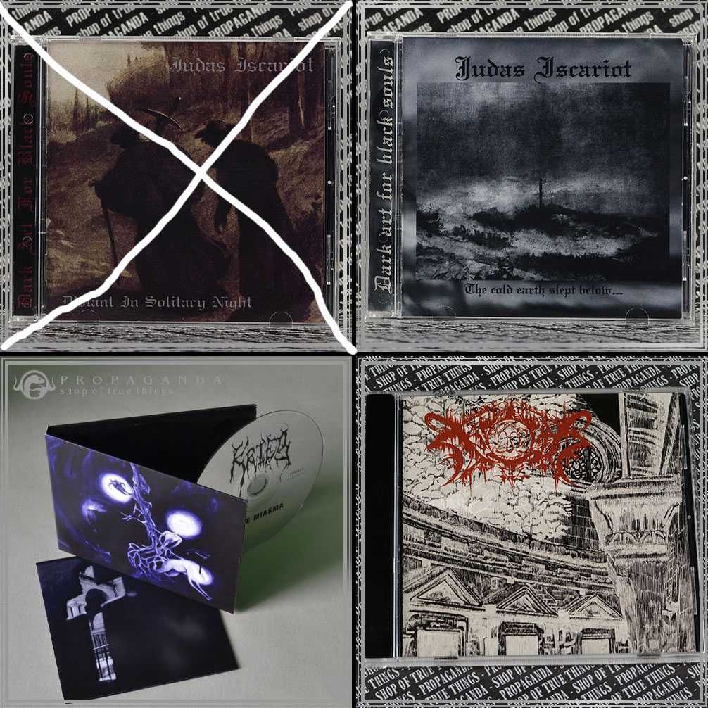 Компакт-диски Azaghal. Carpathian Forest, Deicide, Judas Iscariot...