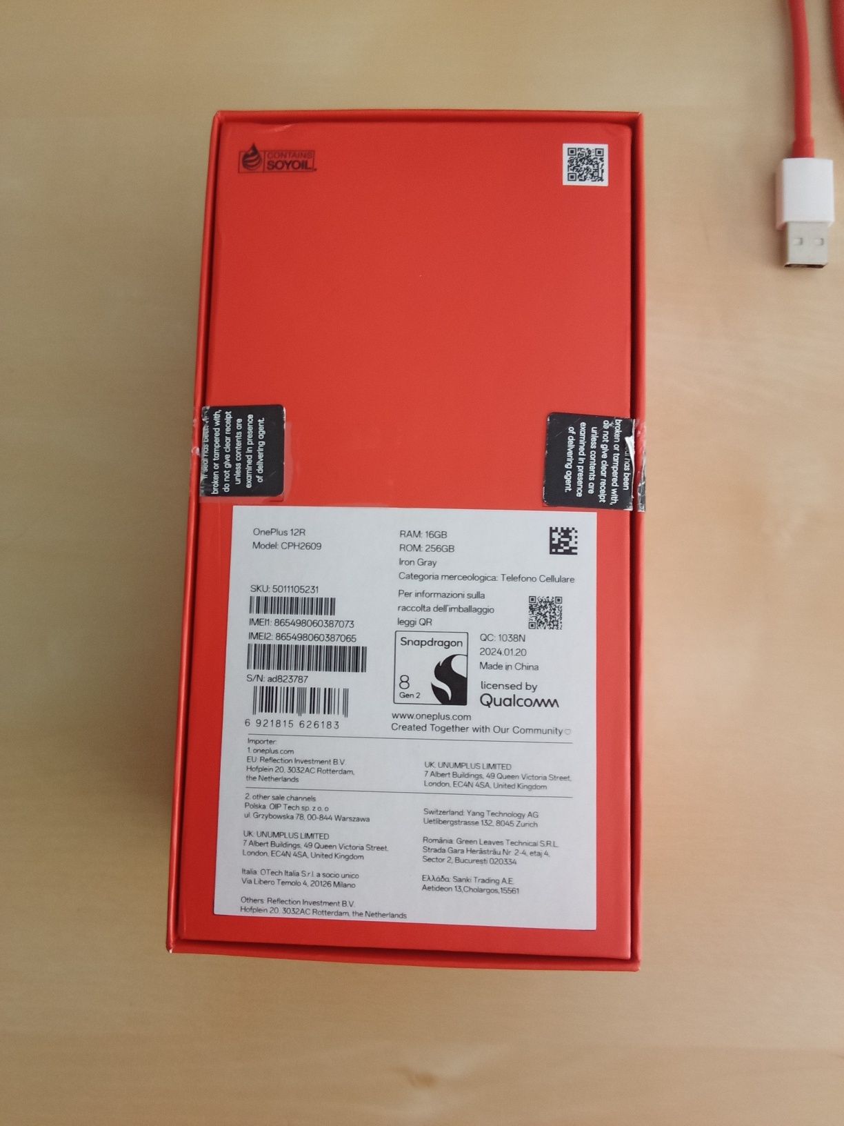 Oneplus 12 R com garantia