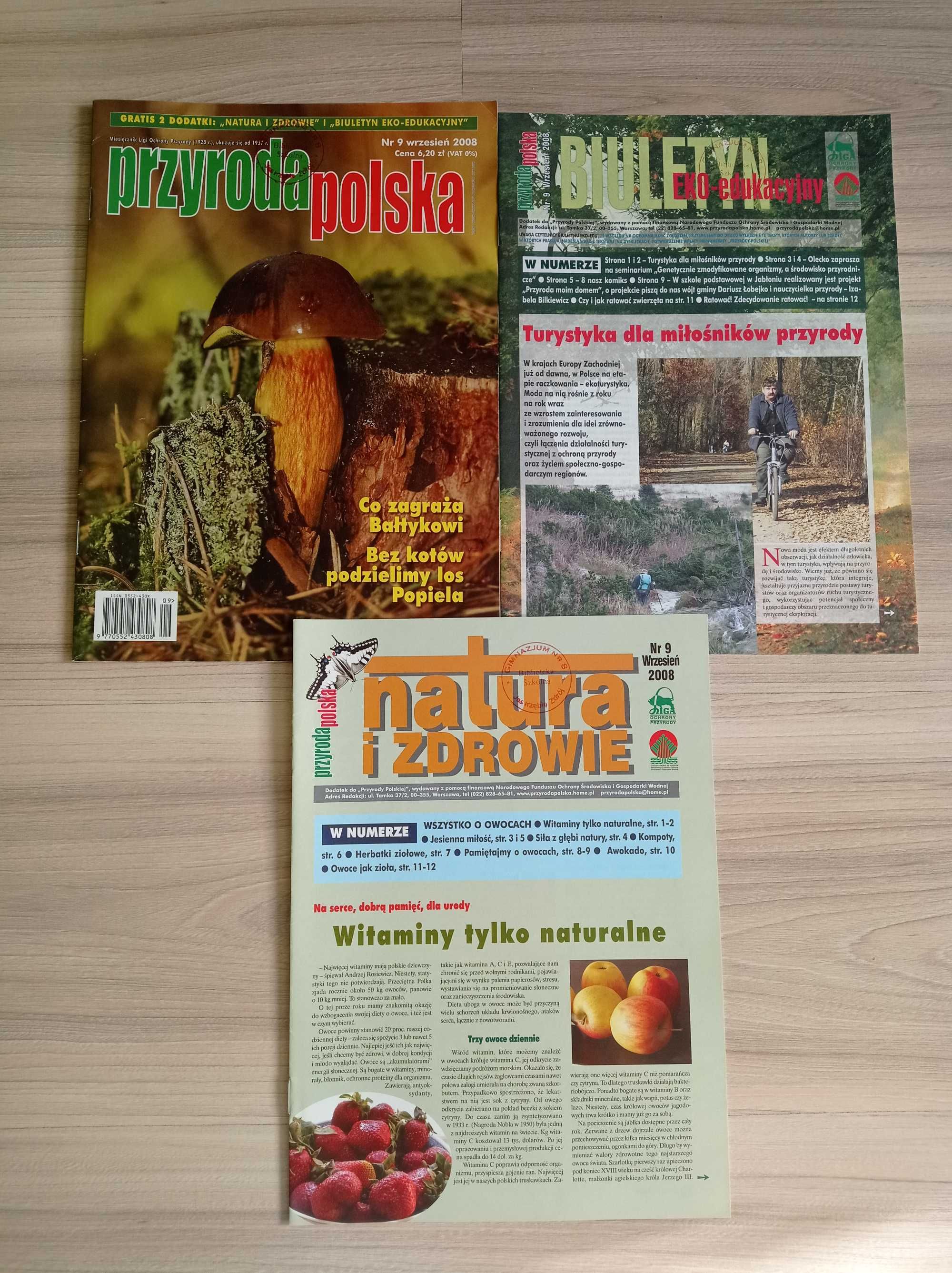 Przyroda polska nr 9/2008, wrzesień 2008