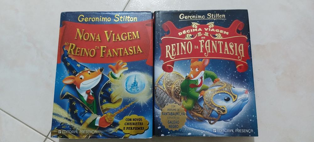 Livros Geronimo Stilton.