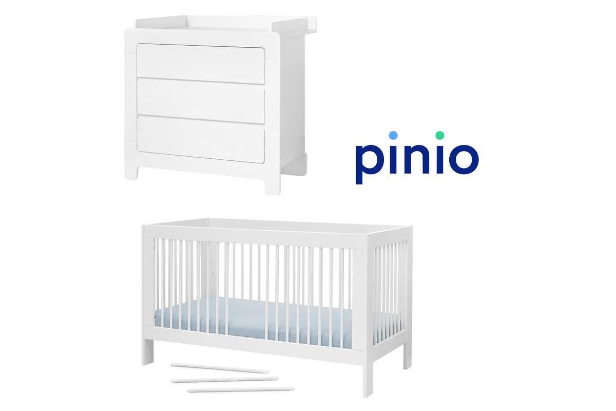 Pinio Moon/Basic zestaw 3 elem. z łóżeczkiem 140x70 (K3)