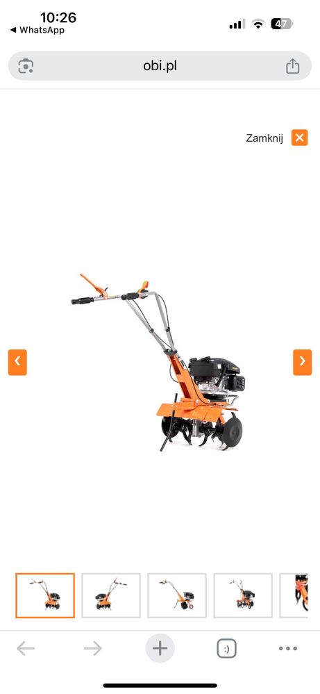 Handy Glebogryzarka spalinowa SG60 166cc OBI