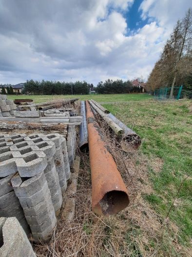 rury stalowa 500mm, 300mm , scianka 12mm , doskonała na przepusty