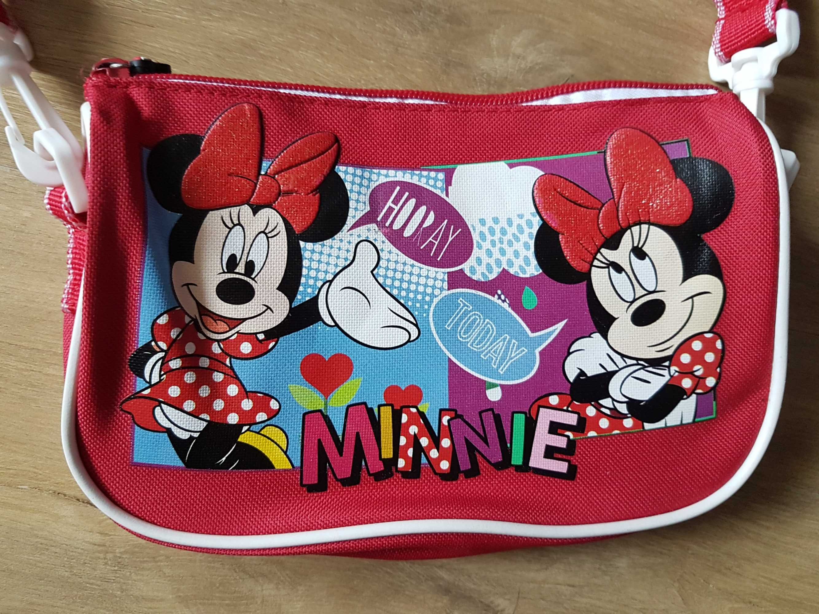 Artesania Cerda Spain Torebka na ramię Minnie Mouse brokat