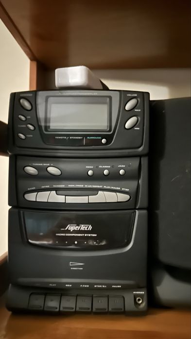 Aparelhagem de som compacta classica Estereo First