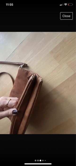 Torebka brązowa na ramię h&m