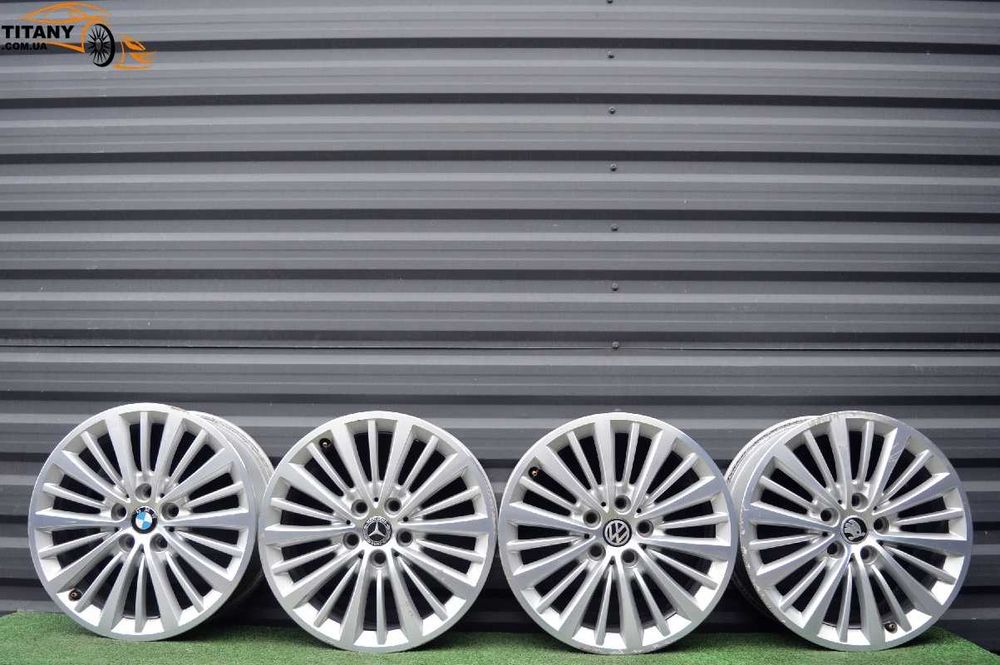 R17 5x112 BMW VW Audi Mercedes Skoda Seat титани спиці диски литі