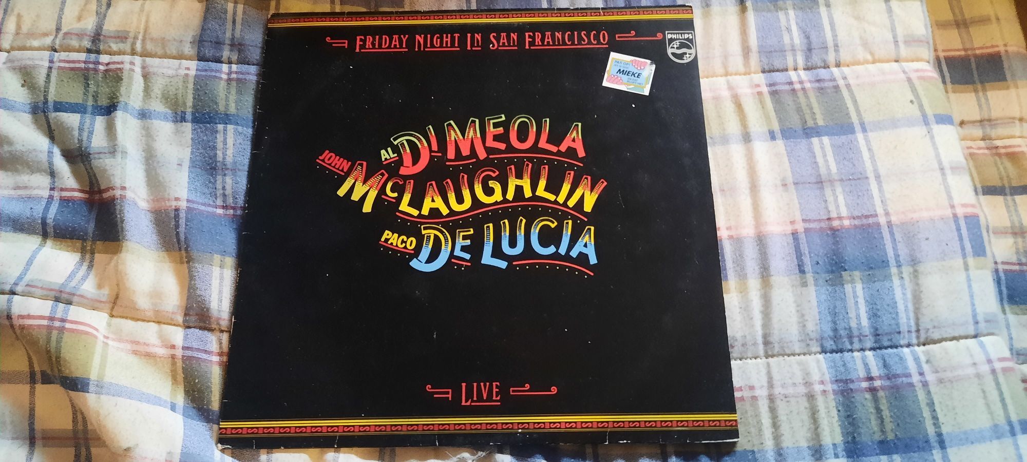 friday night in san francisco di meola, mclaughlin e paco lp vinil