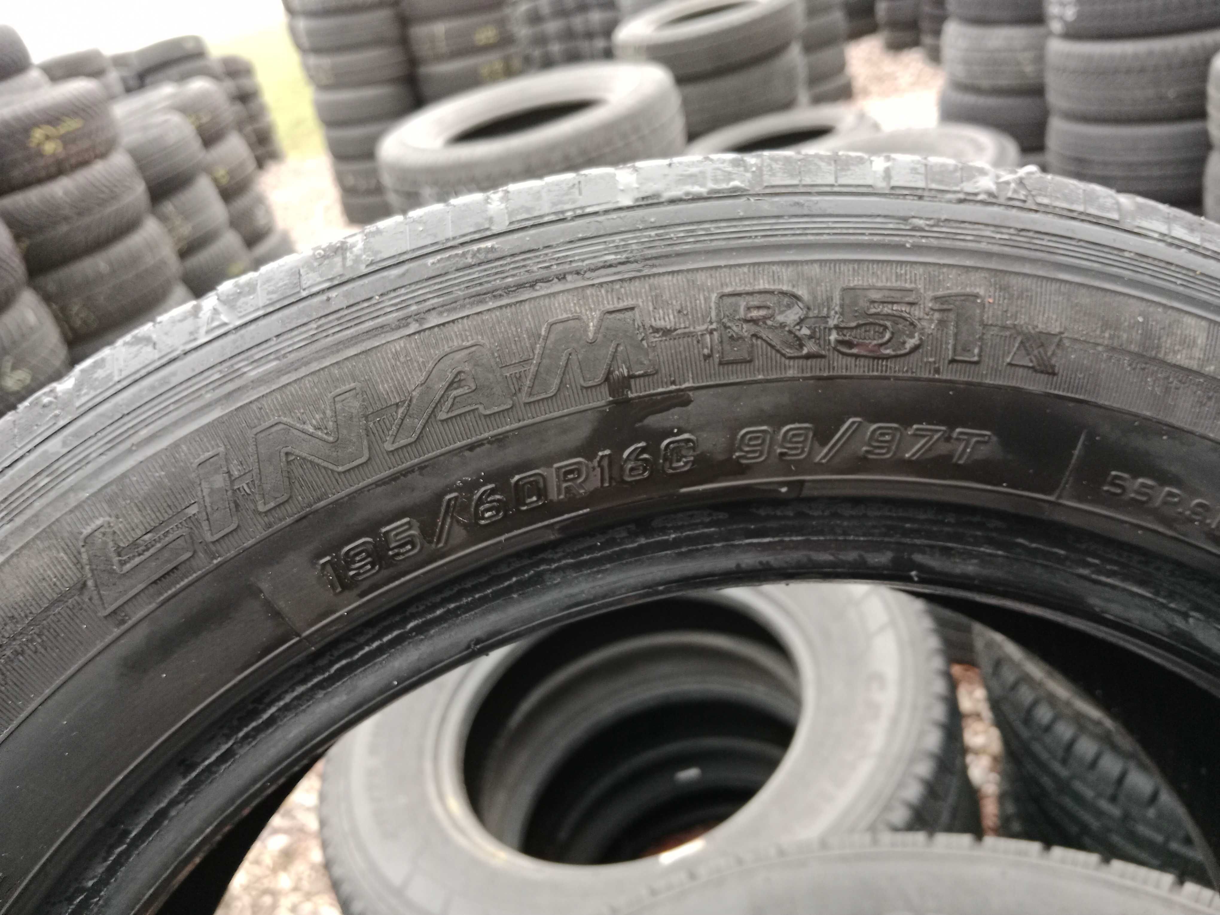 Opona używana 195/60R16C Falken Linam R51 1szt.