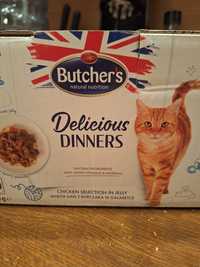 BUTCHER'S Delicious Dinners Jumbo Pack - mokra karma dla kota - 33x100