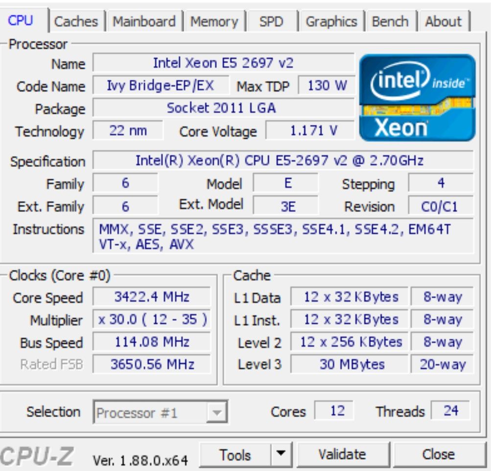 Серверний Intel e5-2697v2