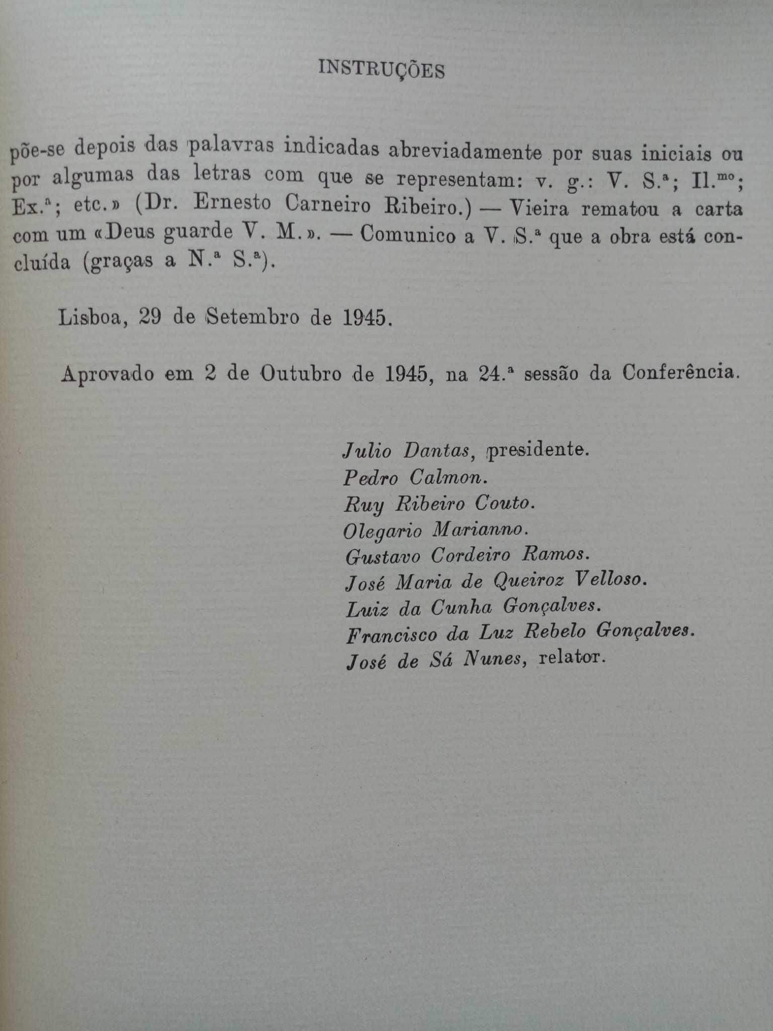 livro: “Vocabulário ortográfico resumido da língua portuguesa”