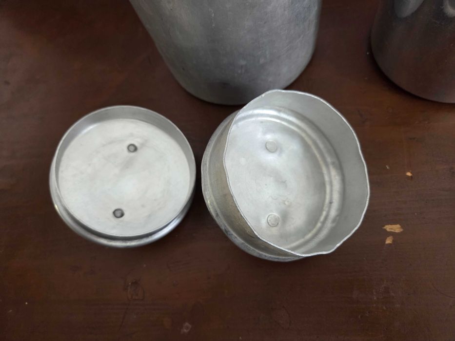 Stara kanka bańka na mleko komplet