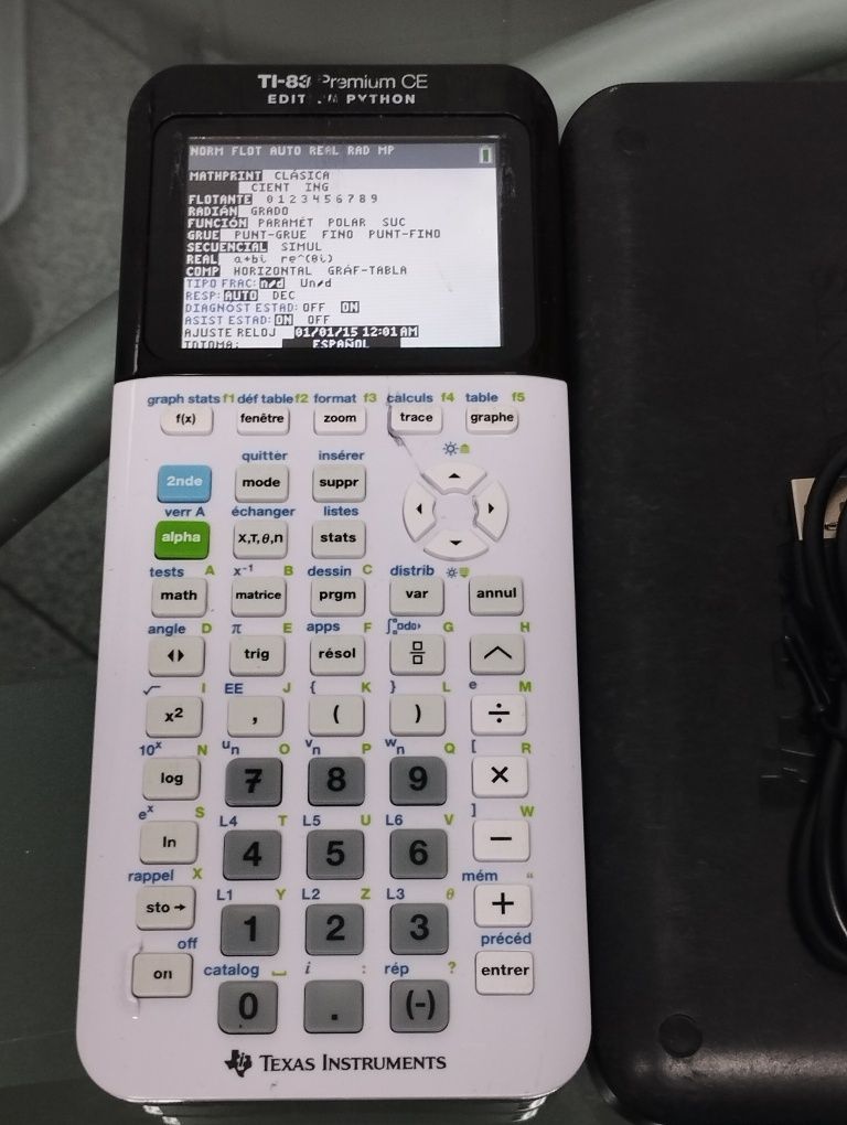 Calculadora gráfica Texas Instruments edition python