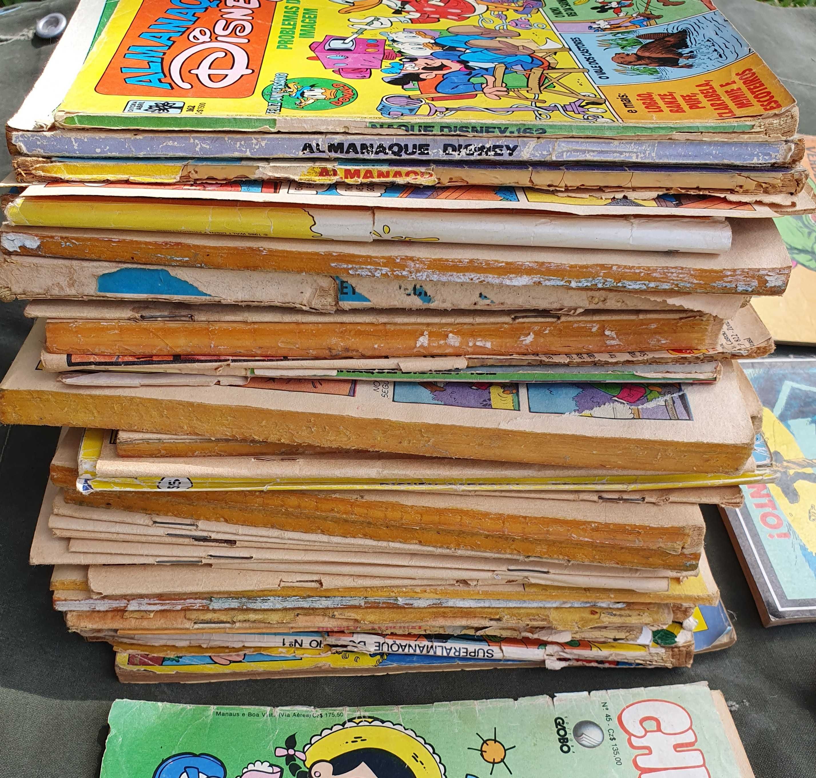 Revistas de banda desenhada usadas Disney e outras