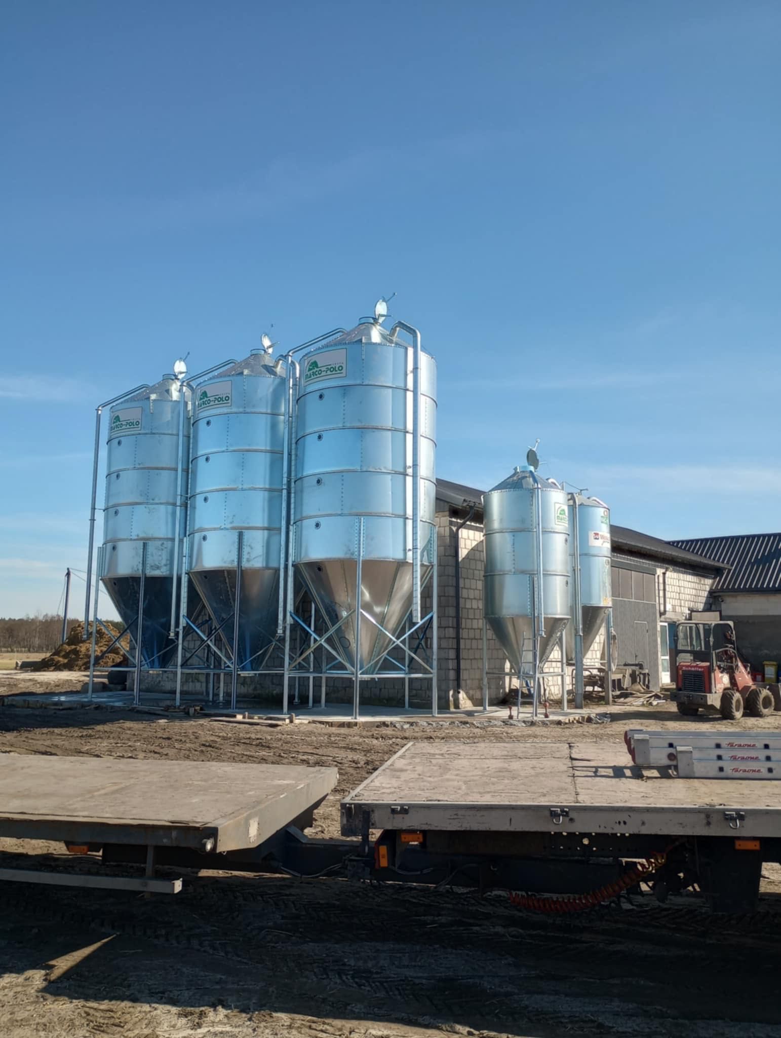 Silos 30 ton silosy zbiornik 38t 25t 20t ŻMIJKA 2025 Dowóz montaż HDS