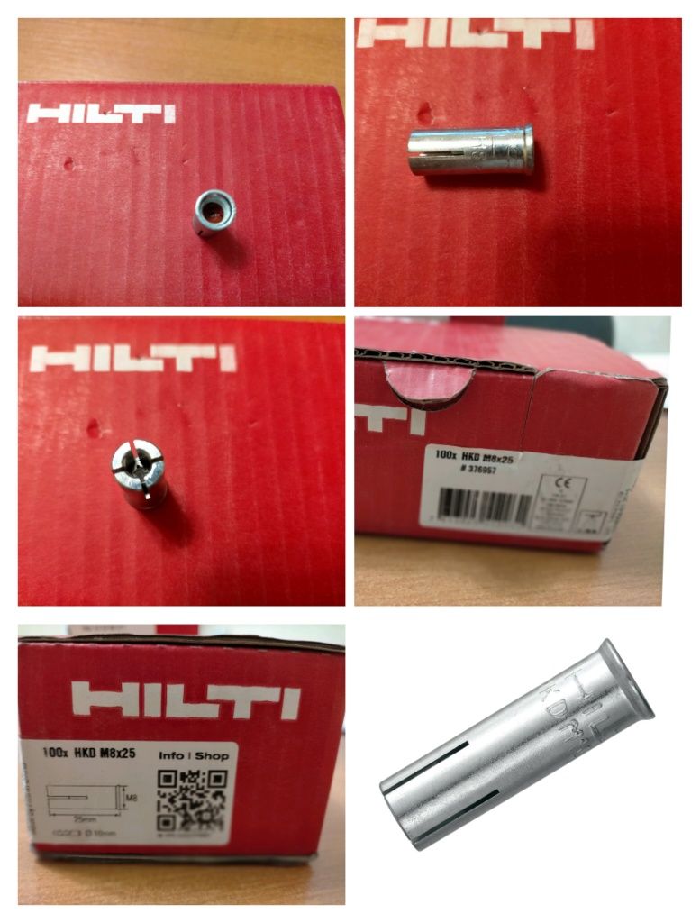 Hilti HKD Забивной  Анкер и Гвозди Hilti по бетону
Гвозди Hilti по бет