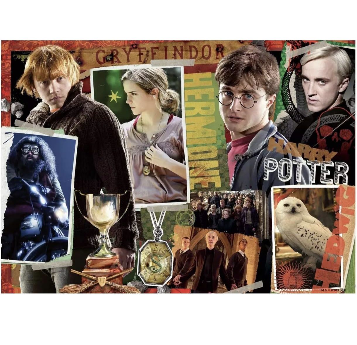 Puzzle Harry Potter 4*100 peças novo selado