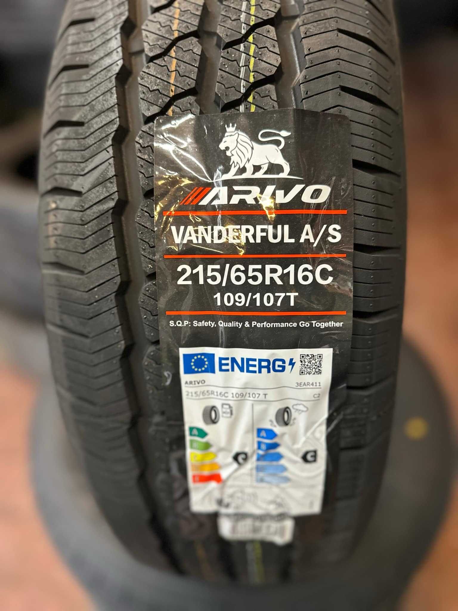 NOWE opony całoroczne 215/65R16C Arivo Vanderful A/S BUS WYSYŁKA