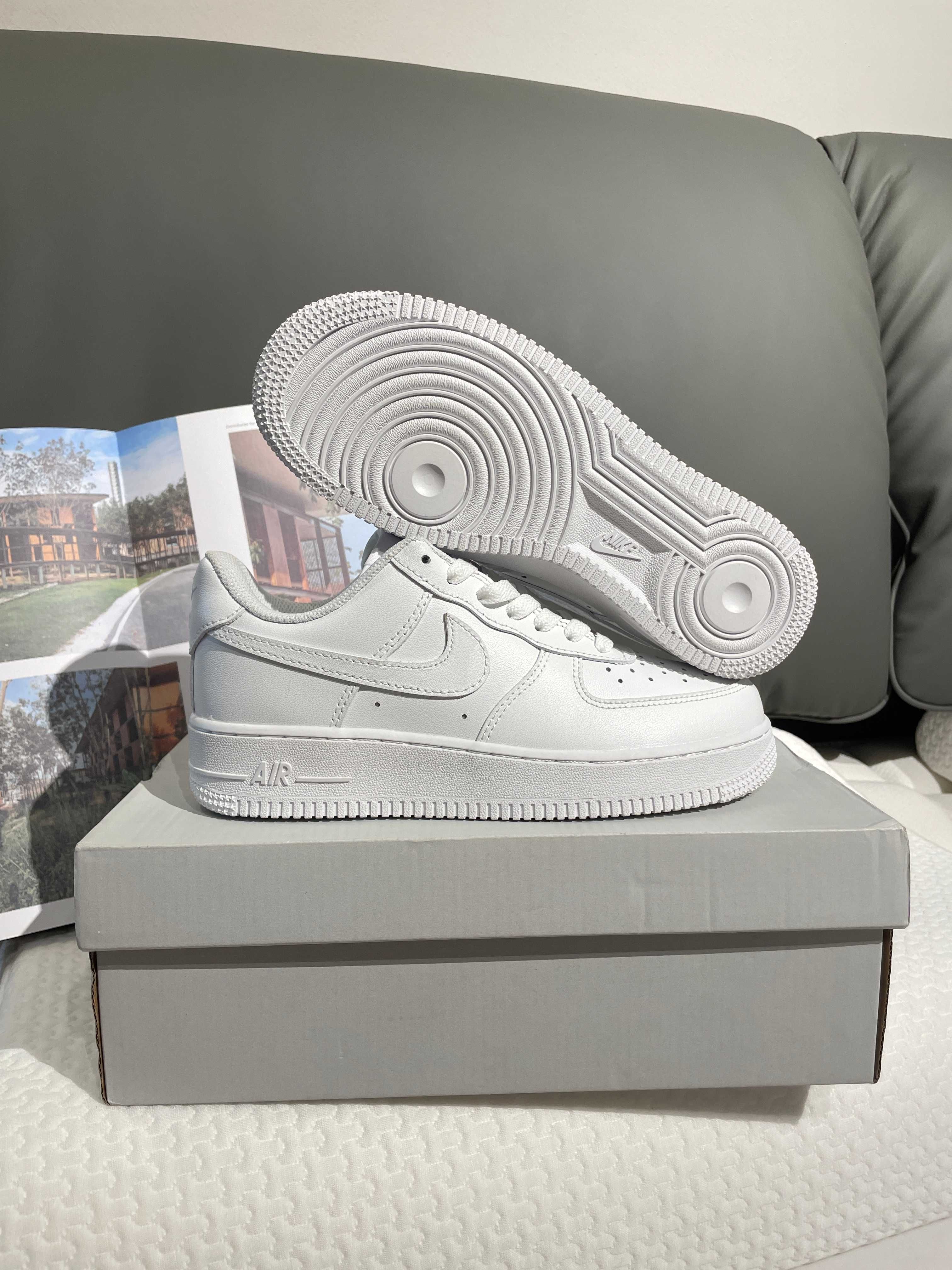 Nowe/Nike_AirForce1White "Oryglnał Trampki" R.42