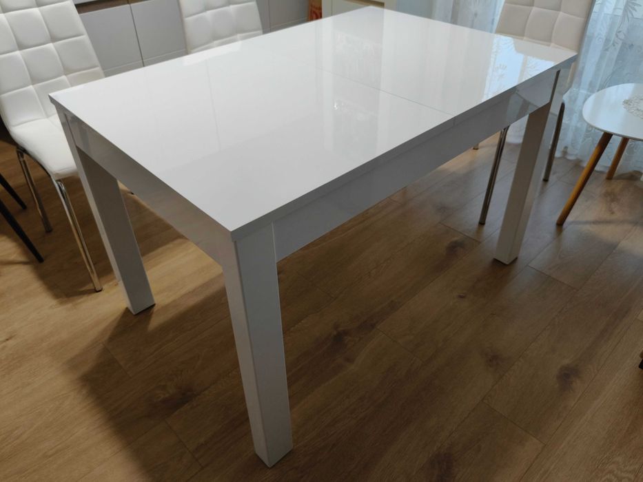 Stół biały połysk rozkładany