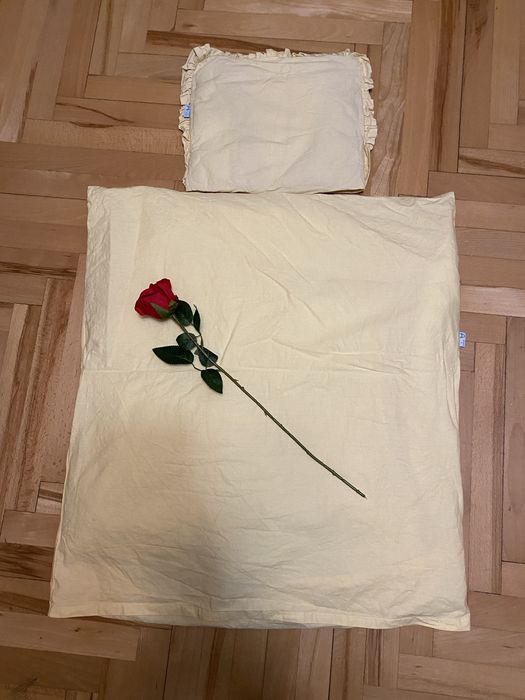 Zestaw pościeli dla niemowląt kołdra poduszka poszewka Ty i my