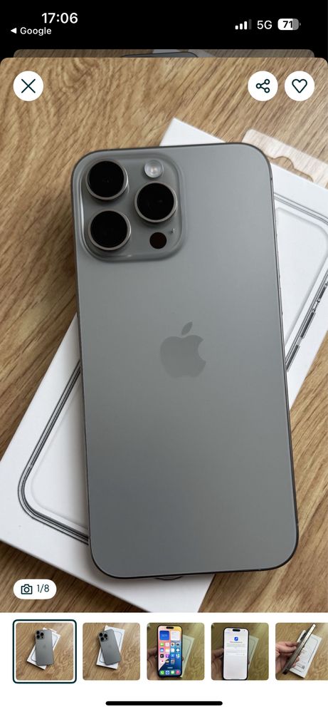 Vendo Iphone 15 Pro rigorosamente novo