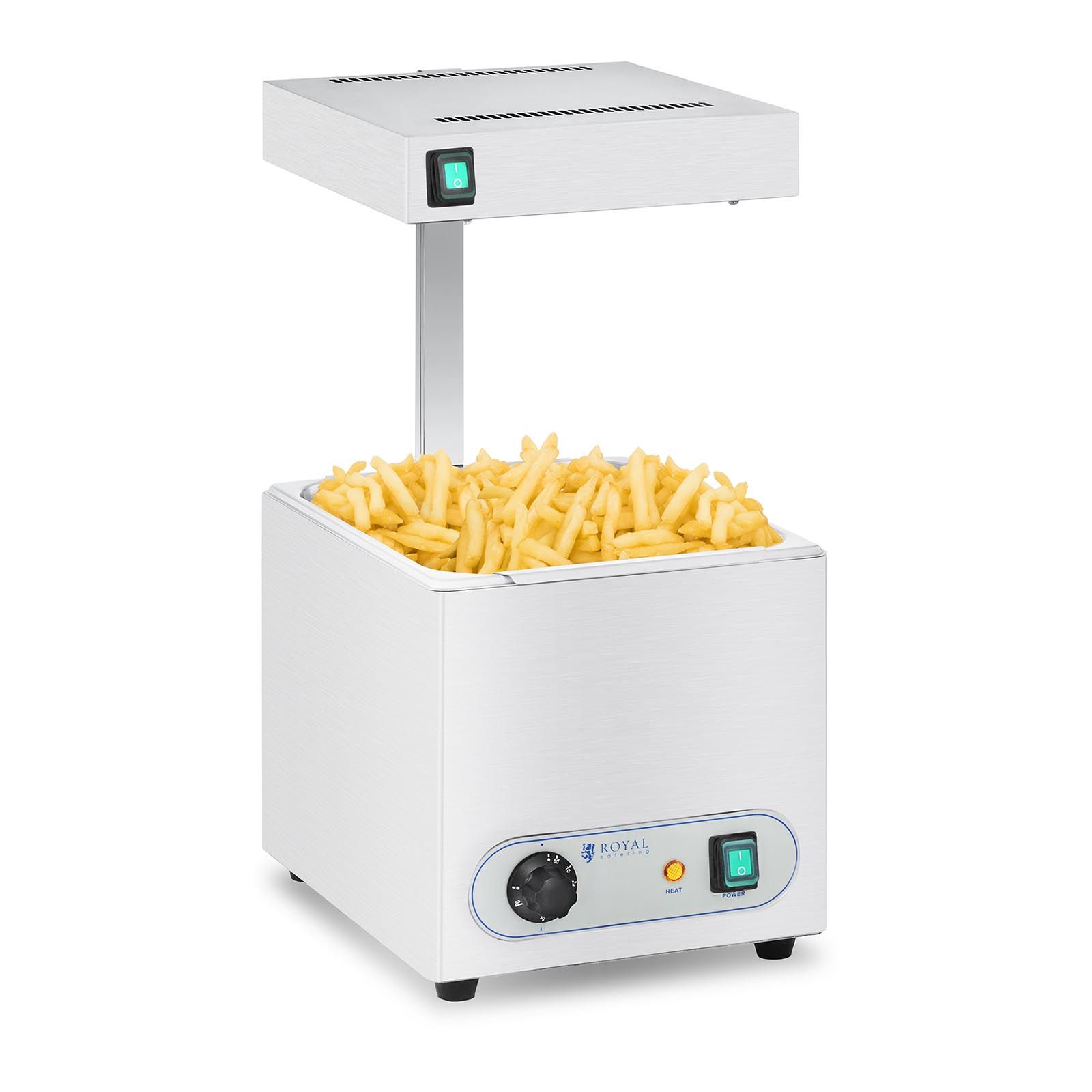 Podgrzewacz do frytek z promiennikiem ciepła 850W Royal Catering