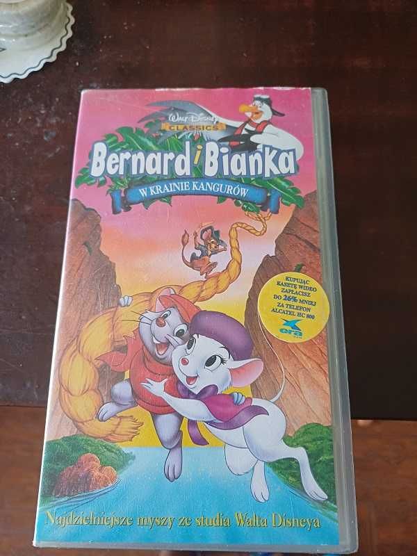 mam na sprzedaż kasetę VHS Bernard i Bianka