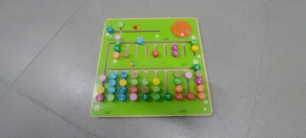Jogo de Cálculo Aritmético Madeira Playtive