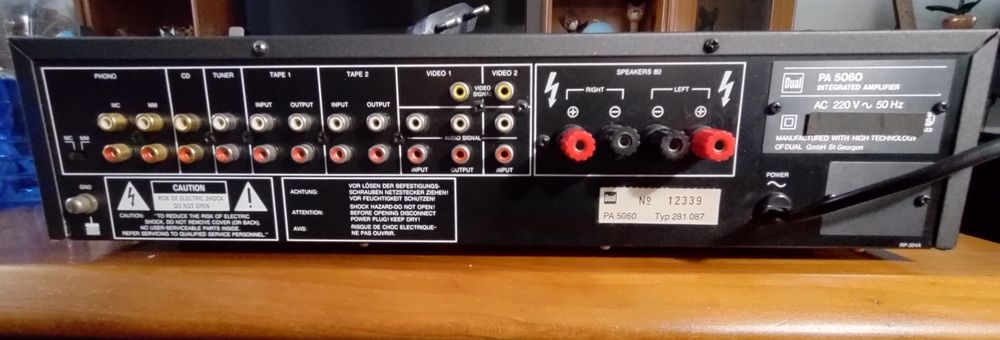 Amplificador Dual Integrated Amplifier PA-5060
