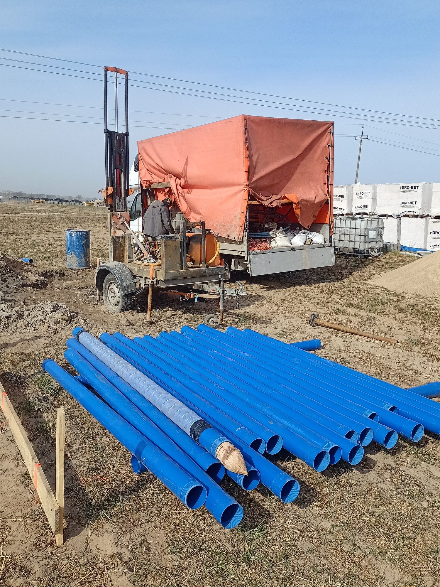 Wiercenie studni głębinowych oraz odwierty pod pompy ciepła